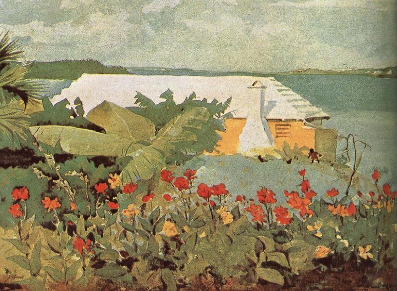 Winslow Homer Gardens and Housing Norge oil painting art